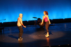 Joeli Villa Careno and Alison Woods performed the “Step Up” dance, and danced their way into third place. 