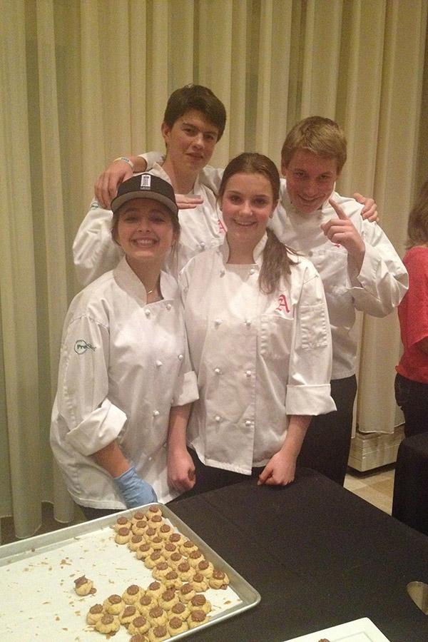 AHS ProStart showing off their chocalate desserts at this years Chocolate Classic Event.
