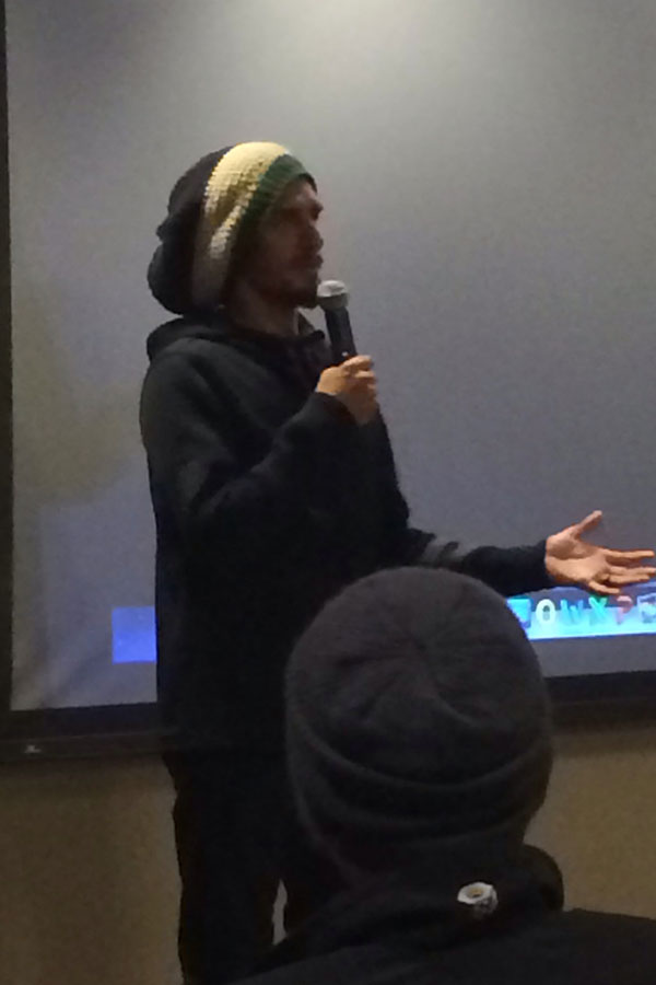 Rob Machado answering Aspen’s surf community’s questions about his surf movie and his humanitarian work.  