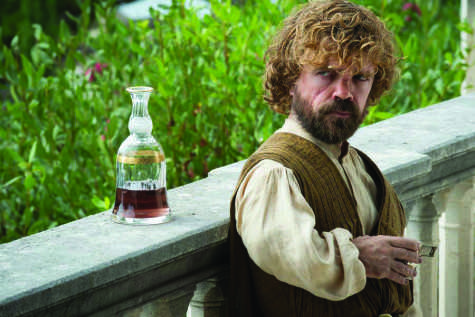 Tyrion Lannister, a prominent character featured in the fifth season of Game of Thrones, which was released April 12th. 