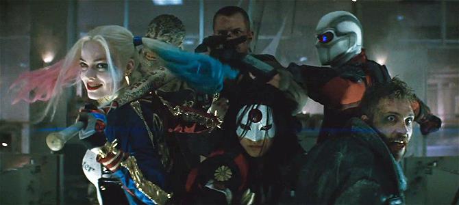 Suicide Squad characters, ready to fight off the bad guys