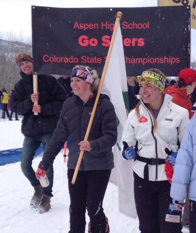 Skiers at States