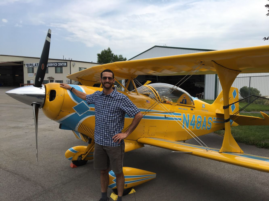 New aeronautics teacher, Luke Murphy, looks forward to sharing his passion with his students this year.  