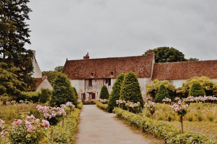 Paris, France.
Delicate farmhouse near Chateau de Chenonceau castle in Paris. We toured the ground of the castle after a short drive.