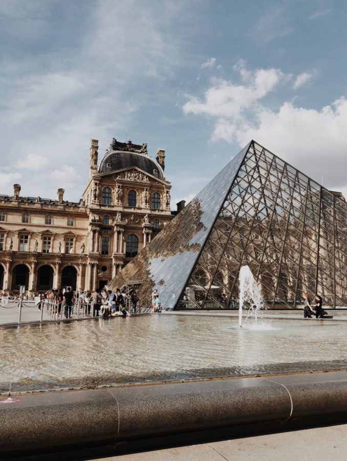 Paris, France.
The entrance to the Louvre Museum where we spent a few hours looking at the famous art.