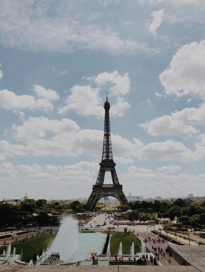 Paris, France.
The Eiffel Tower and park in Paris, before we went to the top of the tower and saw a view of the whole city of Paris.