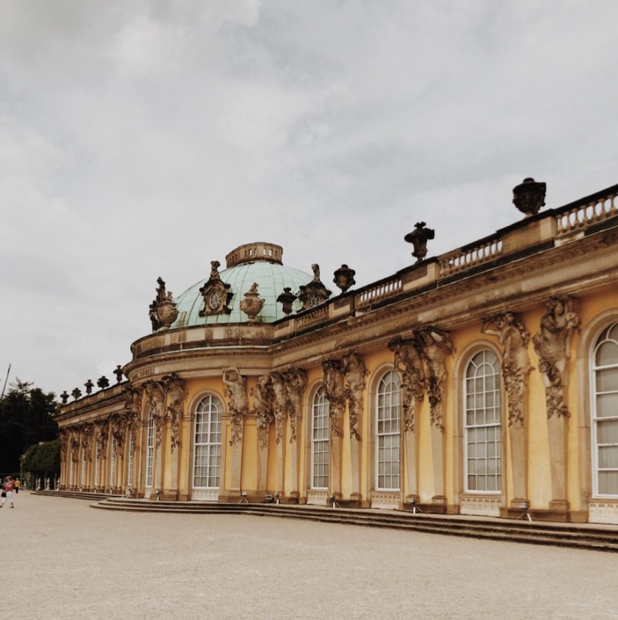 Berlin, Germany.
The front door of San Souci castle.