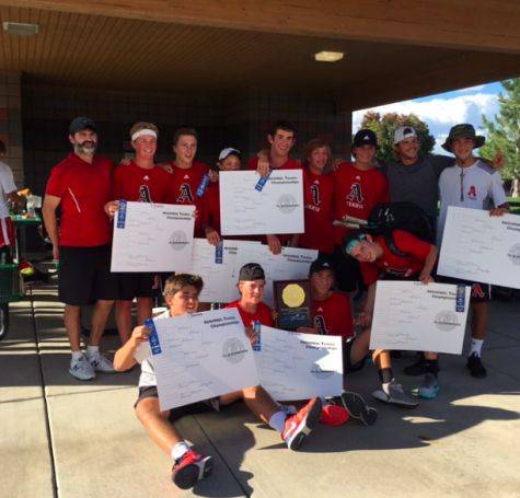 AHS Boys Varsity Tennis wins region title for the second year in a row