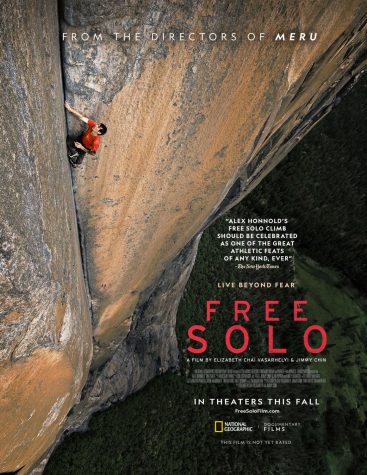 Alex Honnold climbs up a crevice as the first free solo climber on El Capitan, Yosemite.
