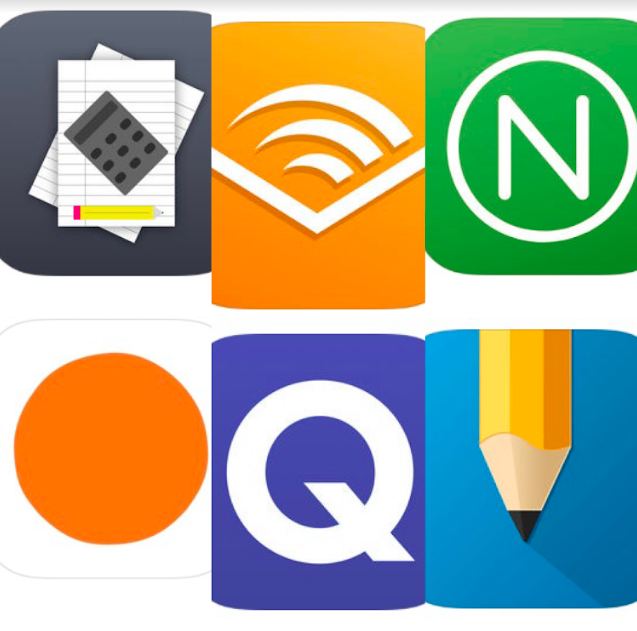 Picture of the six apps mentioned. 