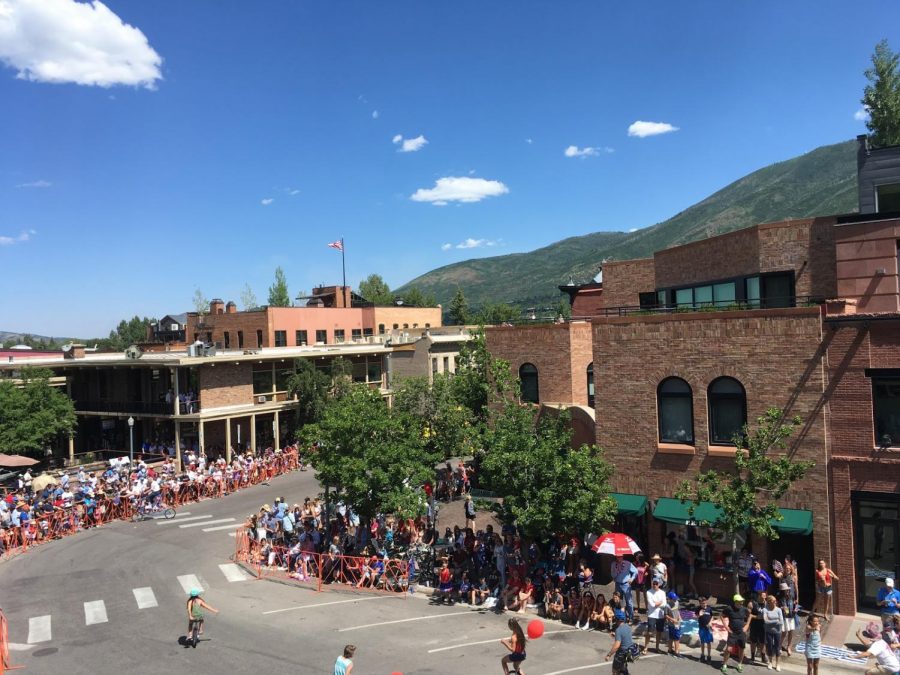 Downtown Aspen on a sunny 4th of July morning. During high seasons such as the summer, businesses are able to generate high revenue, unlike off-season. 