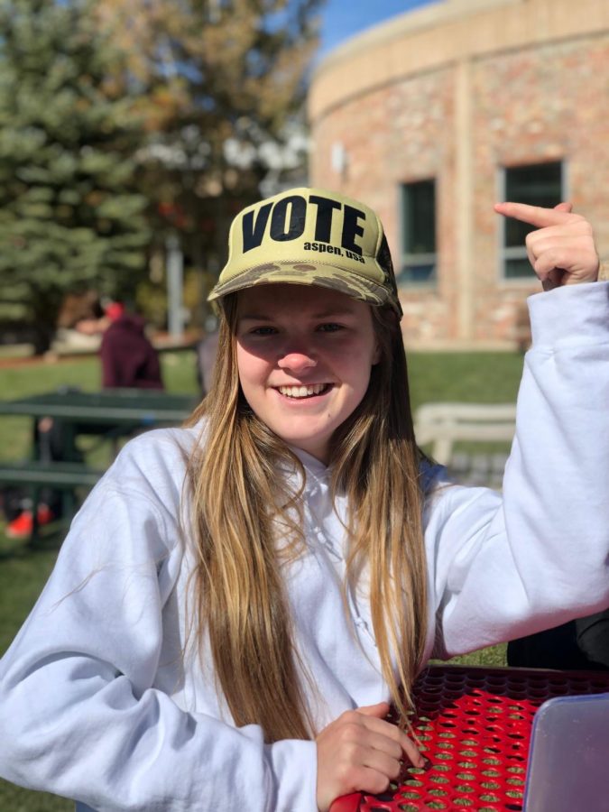 Payton Curley, an AHS senior and member of Gen Z, plans to vote for her first time during the 2020 election.