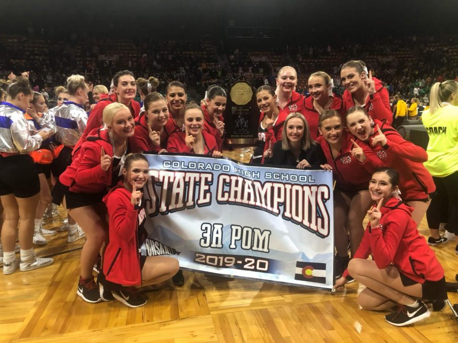 AHS Spirit Team after winning the state championships.