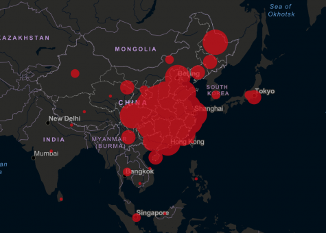 Johns Hopkins CSSE number of infected by CoronaVirus in China (2/11/2020).