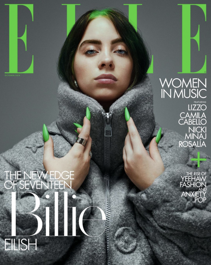 Coverage of Billie Eilish as a young aspiring fashion icon and musician.