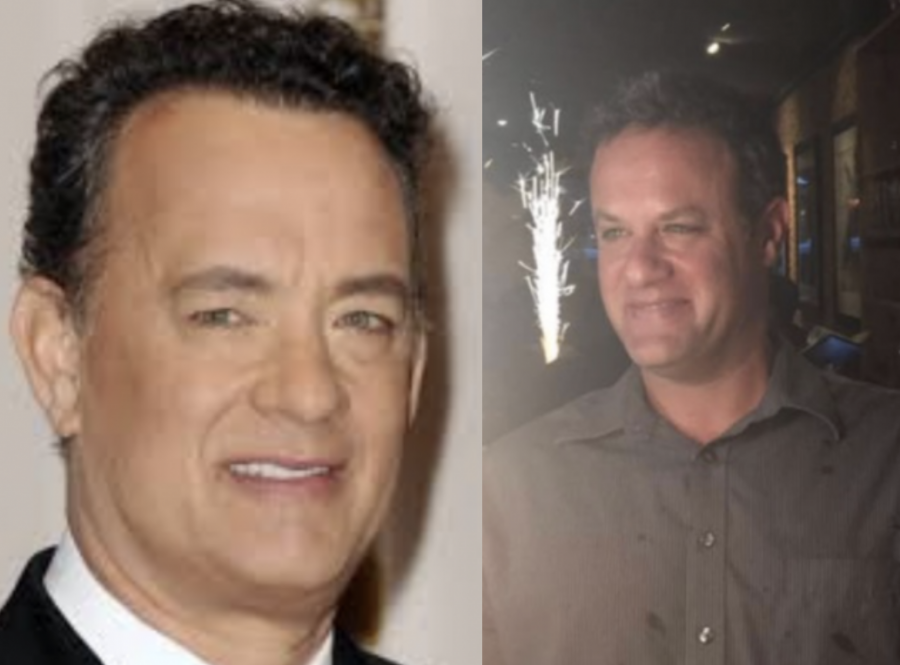 AHS Counsellor Josh Berro and his celebrity look-a-like, Tom Hanks.