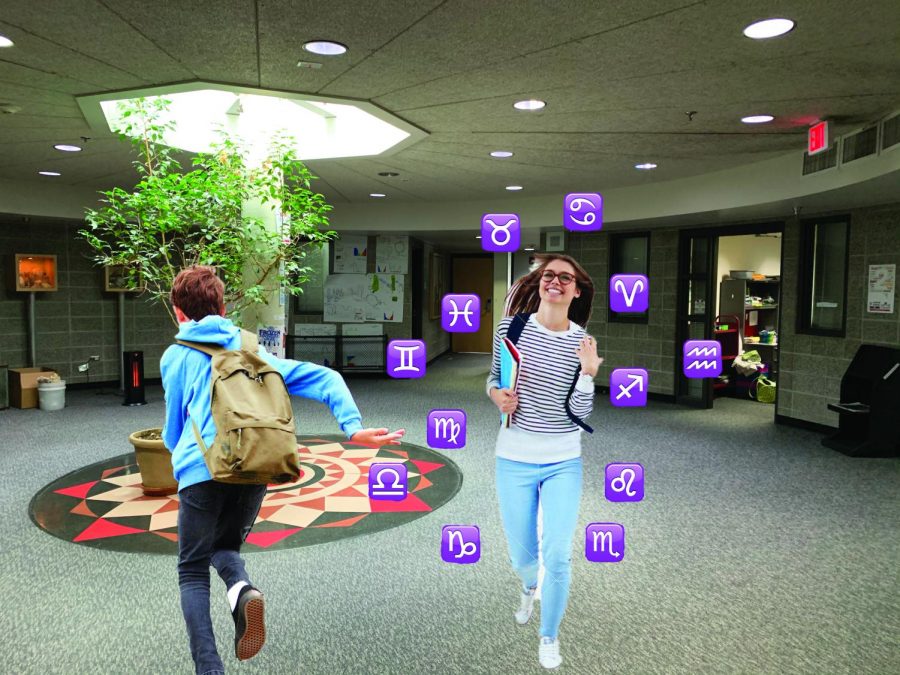 Hilton chases a boy around the science wing, as was predicted by her horoscope last week.