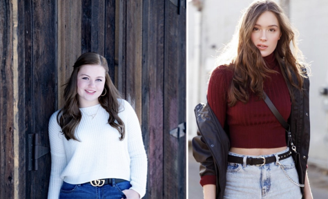 Photo courtesy of Maya Abraham and Avery Hirsch.
Avery Hirsh and Maya Abraham posing in separate photos