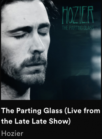 The album art for Hozier's rendition of The Parting Glass, released on all streaming platforms, sang live on The Late Late Show.