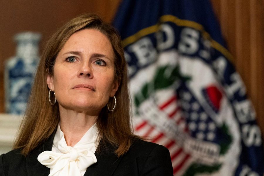 Amy Coney Barrett, the judge replacing Ruth Bader Ginsburg.