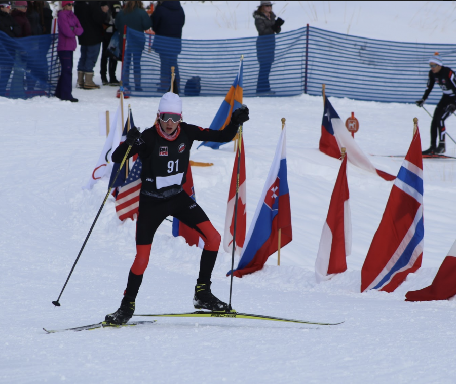 AHS+student+competing+in+a+nordic+race+in+2019.