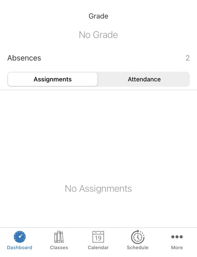 Screenshot+of+Powerschool+app+with+no+grades+listed+for+the+class+one+month+into+the+semester.