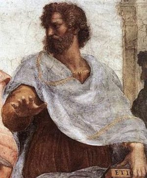 Depiction of Artistotle, Philosopher from C. 384 BCE- C. 322 BCE