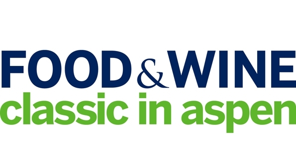 Logo for Aspen's hosting of the festival event Food and Wine