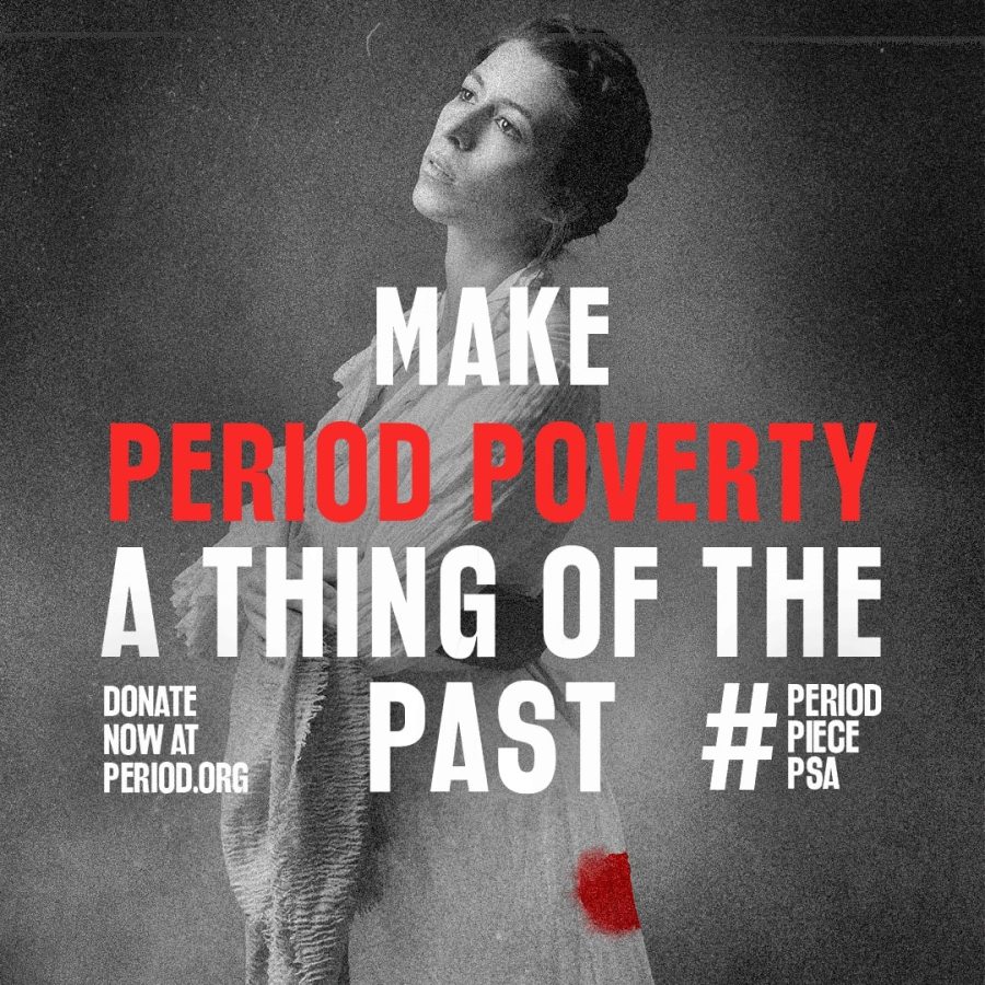 Cover page of Period.org, a non-profit that works towards ethical human rights and access to feminine hygiene products
