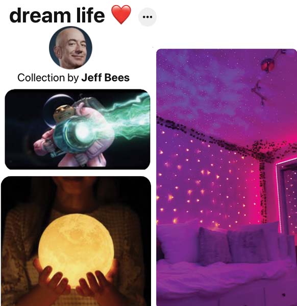 Jeff loves using Pinterest to get inspiration for room decor.