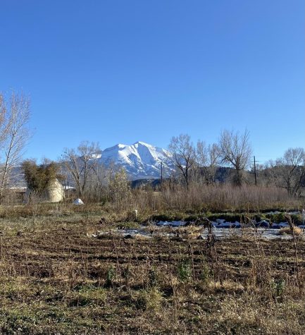 Mount Sopris, as seen from the CRMS farm on Monday, November 1st, 2022.