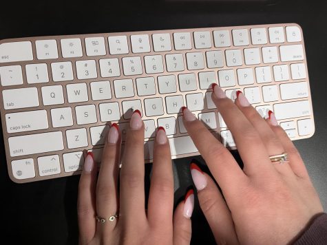 Arcyrilc nails, a style inspired from and created by the Black Community, spotted at AHS.