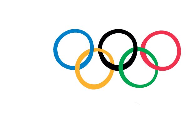 An illustration of the Olympic rings.