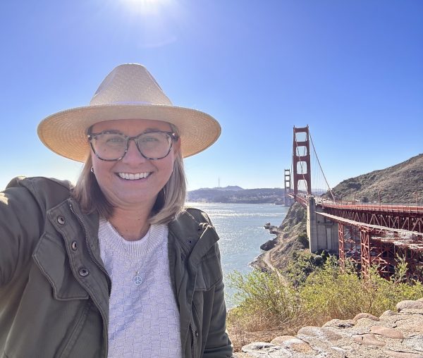 Kim Zimmer visits San Francisco on fall break 2023.