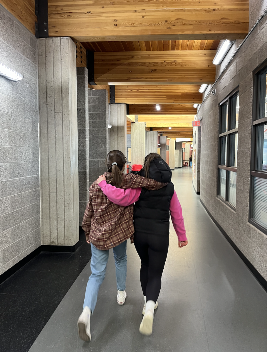 Students stroll through the halls, preparing for the upcoming winter season and time with one another.