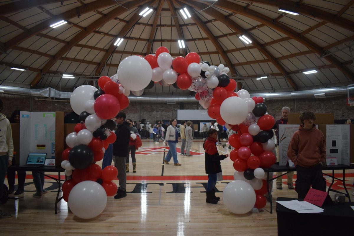 The AHS personal project exhibition in full swing on Wednesday, February 12, 2025.