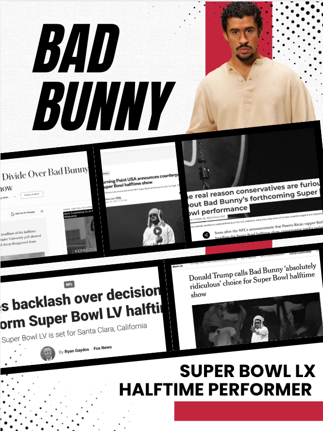 Bad Bunny Performing at Super Bowl