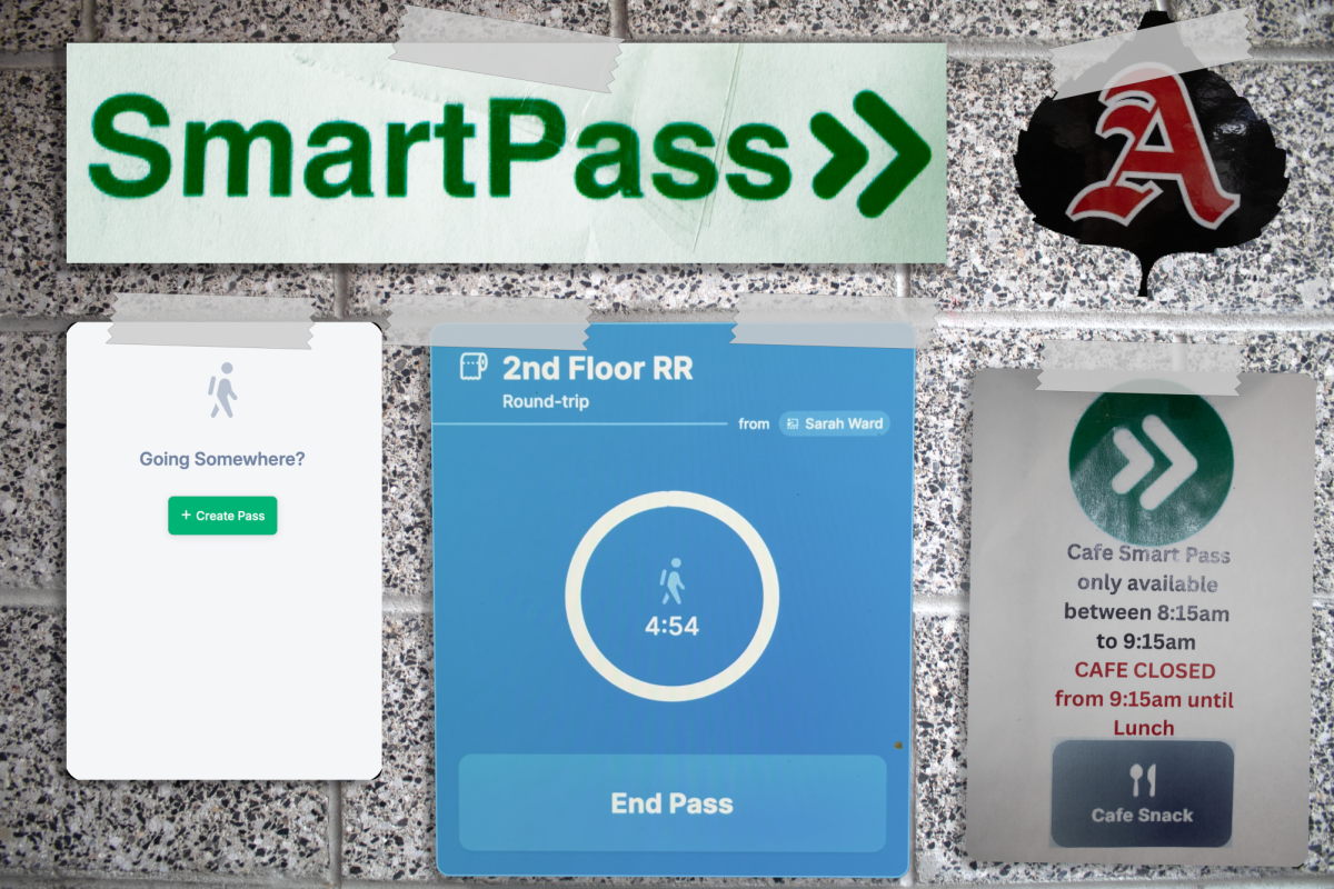 SmartPass posters have gone up quickly on walls around the school, and students' Chromebooks have been configured so they can easily access the system.