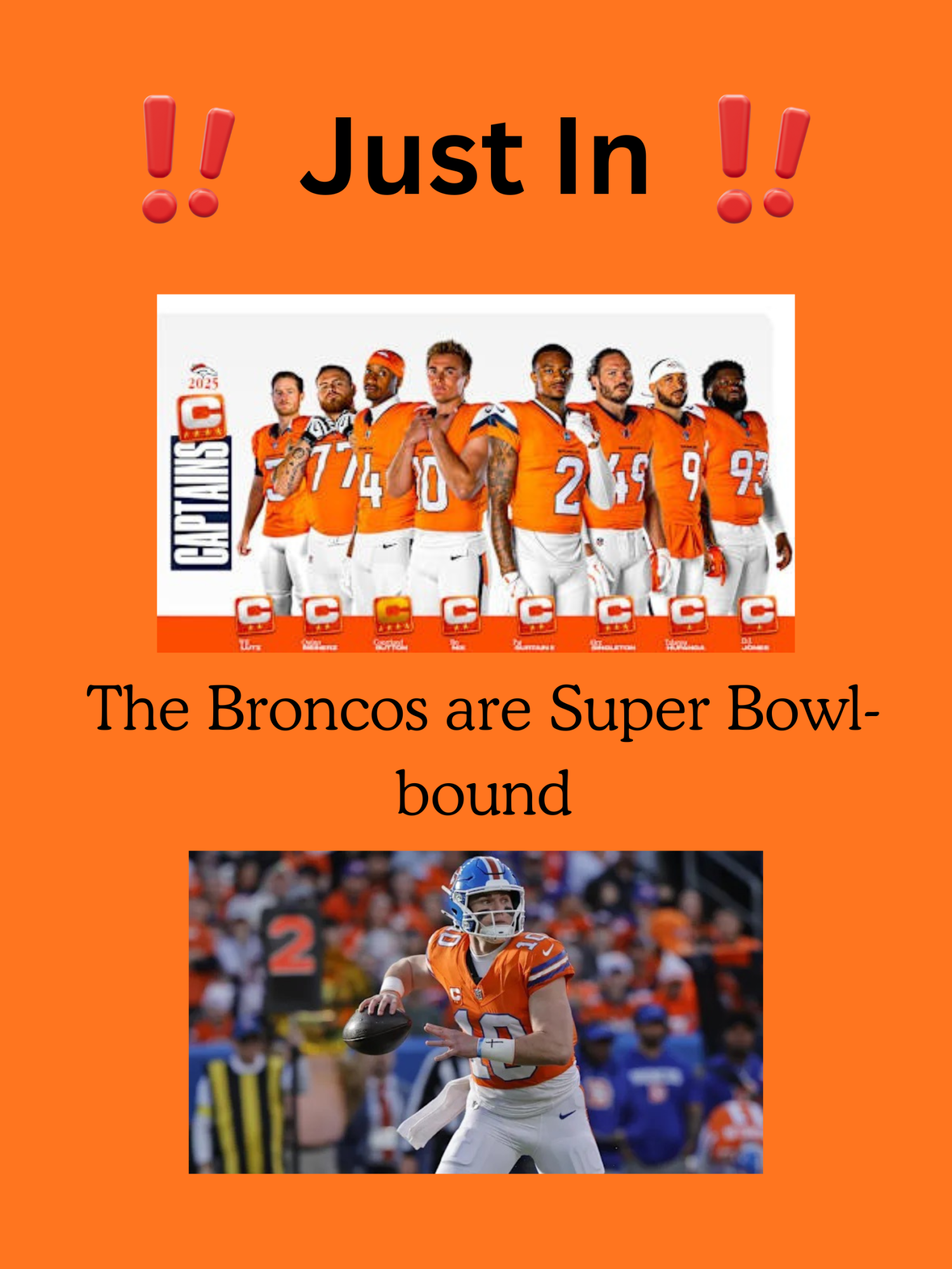 The Broncos are Super Bowl Bound