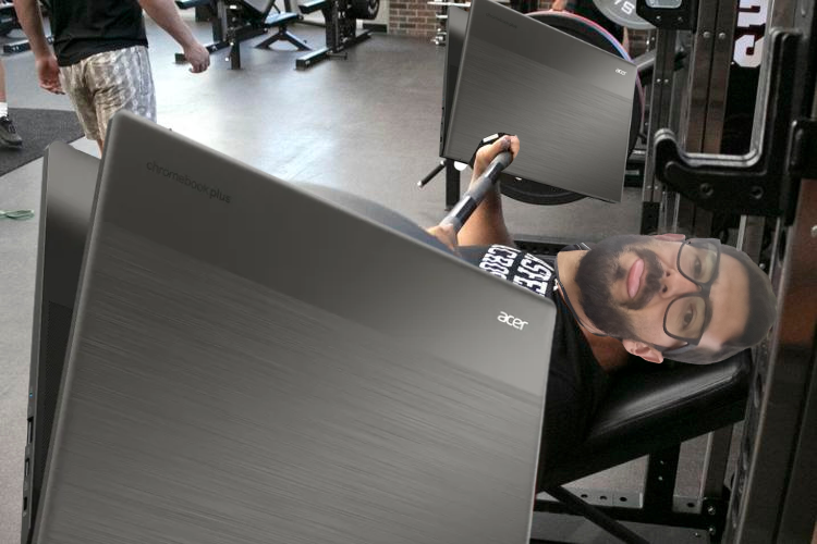 Bruce Glassoval demonstrates a new strategy to lift Chromebooks.
