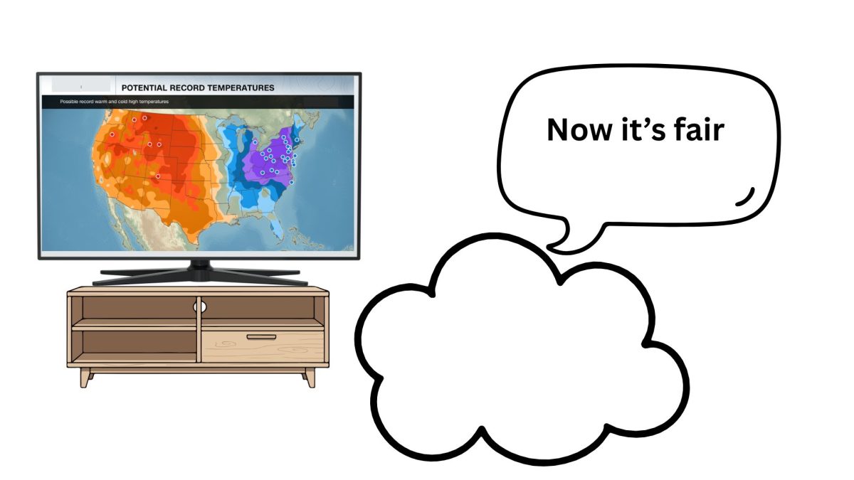 Clouds are watching the news report to make sure that the Eastern US catches up with the snow deficit. 
